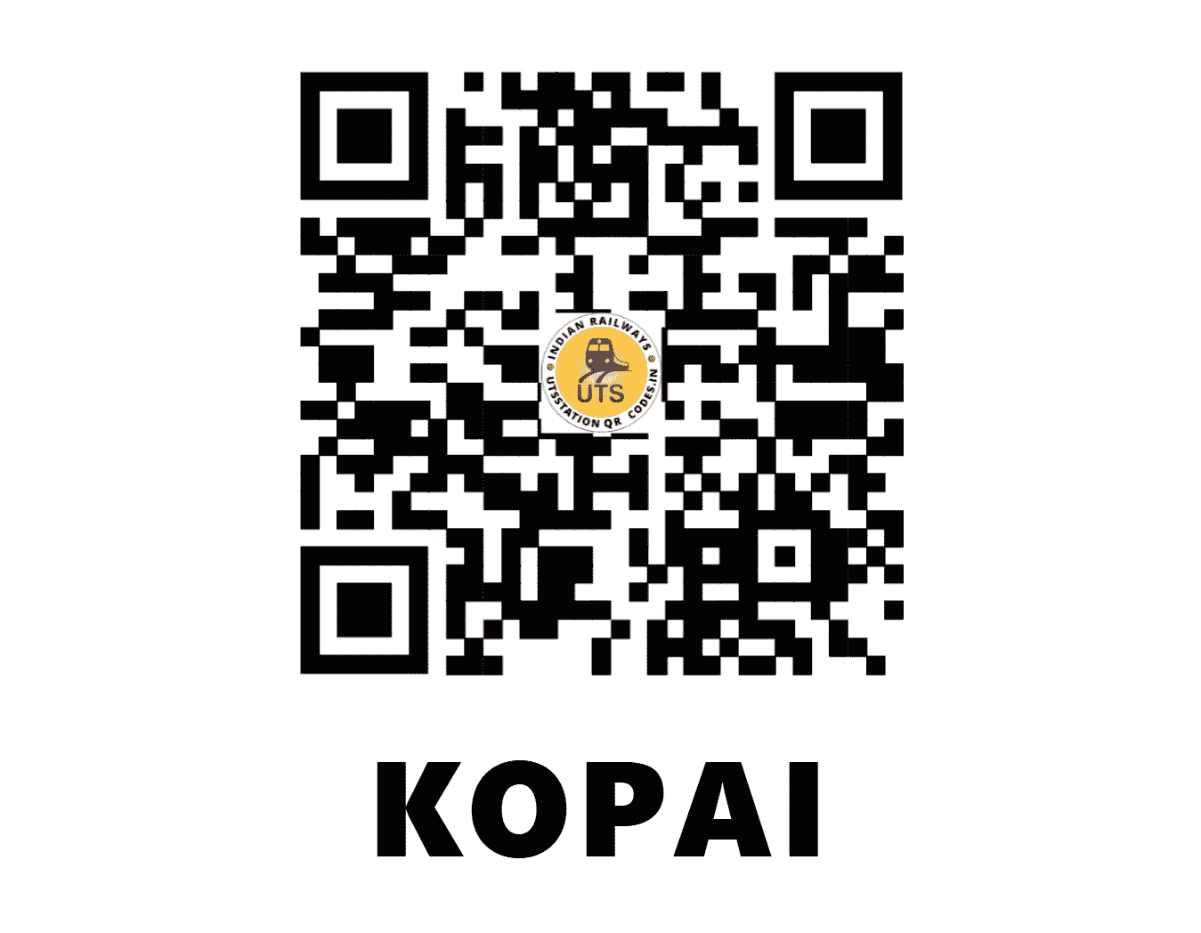 UTS QR Code for KOPAI - KPLE - ER (WEST BENGAL)